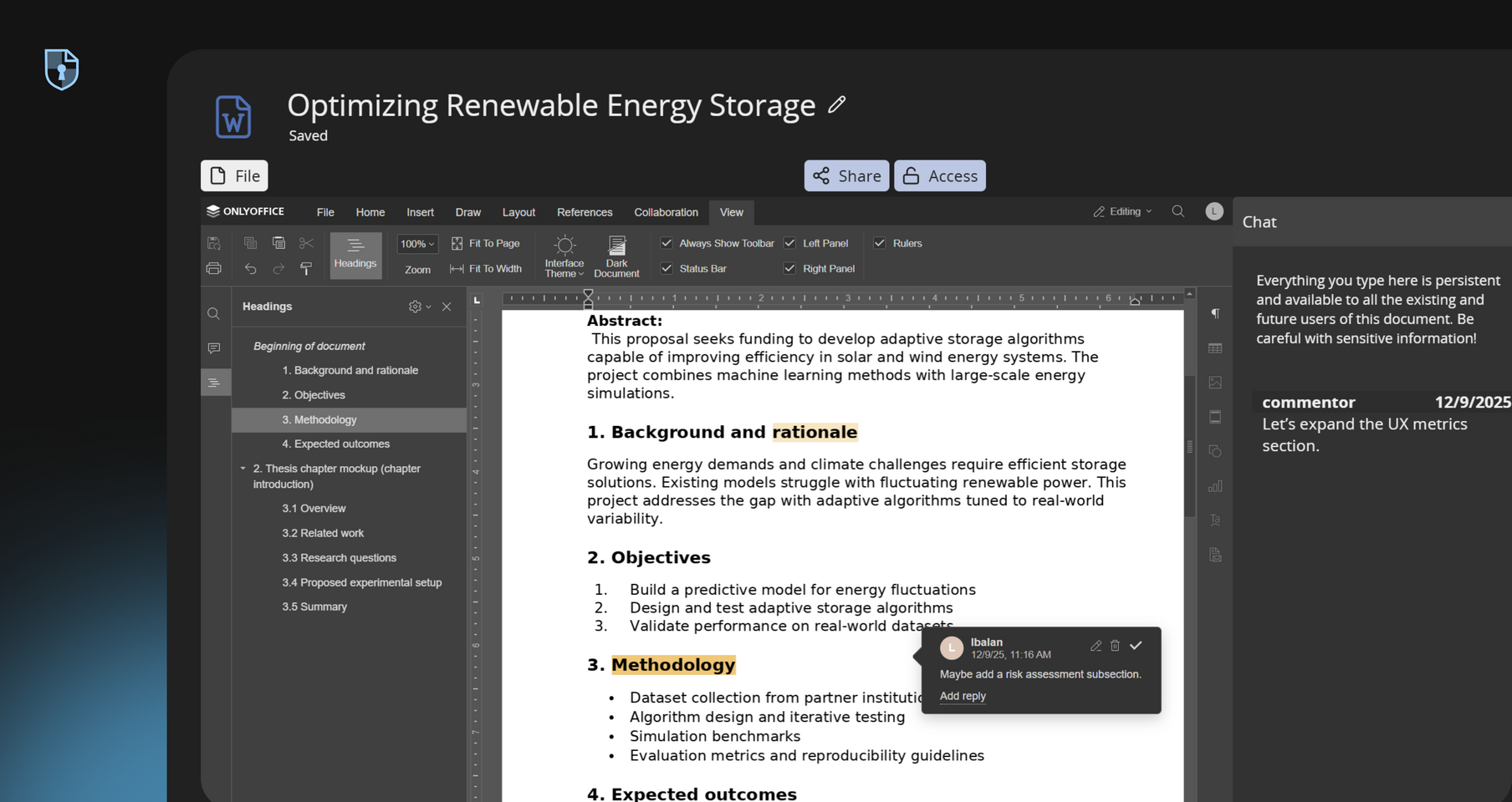 Academic writing illustration